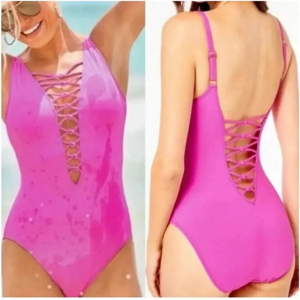 Lilly Pulitzer Womens Swimsuit Size 14 - Picture 9 of 10